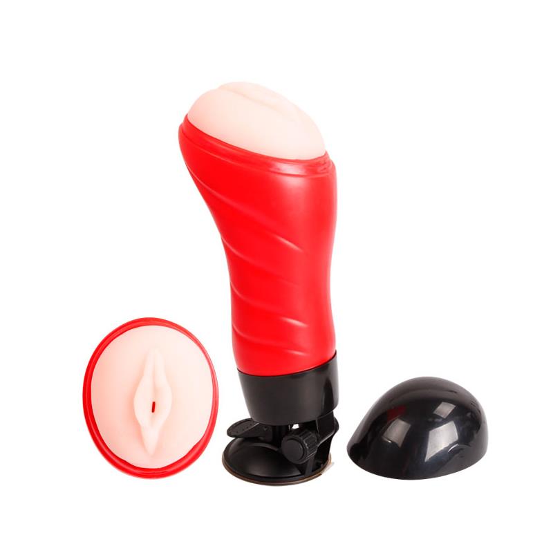 Men's stroker,  removable soft tpr sleeve, voice,