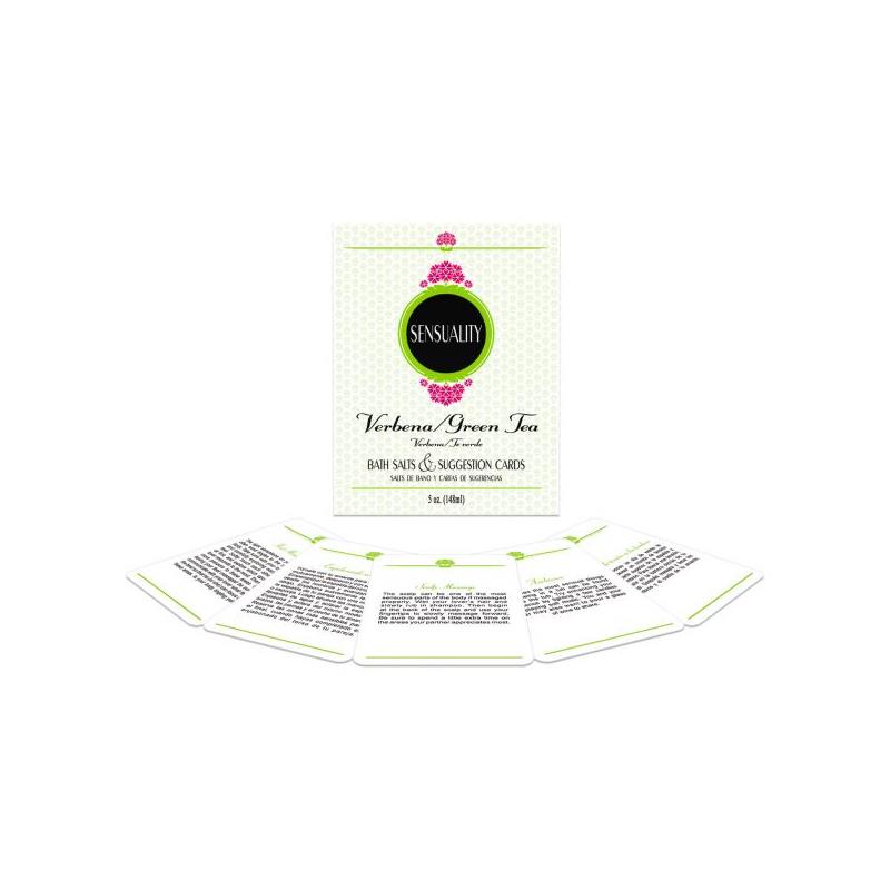 Sales de Baño y Cartas Impermeables Sensuality Bath Set  (EN ES)